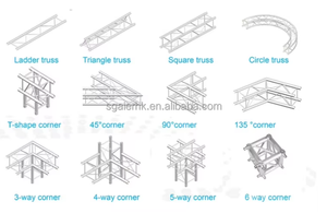 Aluminum Alloy Portable Spigot Truss-Lightweight Modular Design 1000kg Load Capacity - Product Image 4