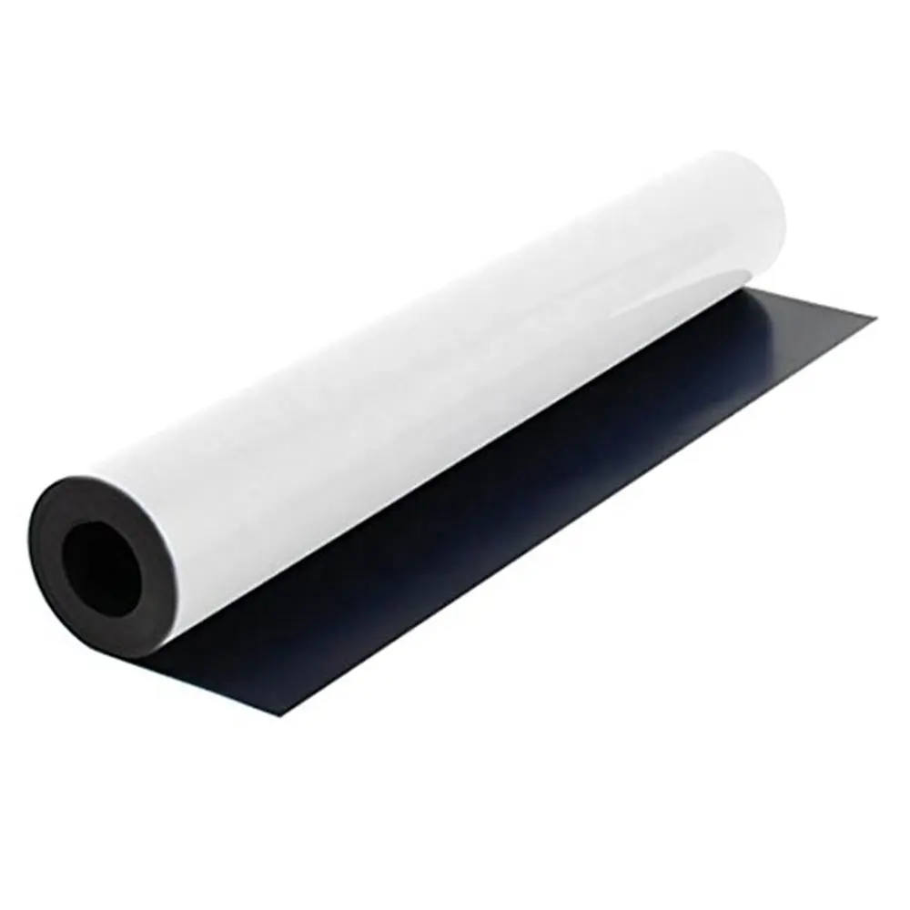 Large printable white rubber magnet material flexible magnet roll