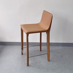 Tabourets de conception de restaurant avec cadre en acier et couvercle Tabouret de chaise de bar populaire de haute qualité - Product Image 2