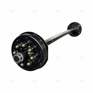 Essieu à ressorts à lames auto-ajustables de style Dexter avec <span class=keywords><strong>frein</strong></span> électrique, capacité 7000 lb, pour remorques lourdes - Product Image 1