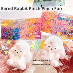 Siêu mềm Silicone mềm tai mềm thỏ giáo dục pinchable bóng cảm giác <span class=keywords><strong>Fidget</strong></span> tiện ích cho giảm căng thẳng - Product Image 3