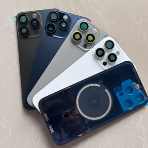 <span class=keywords><strong>Vitre</strong></span> arrière avec cadre métallique magnétique pour <span class=keywords><strong>iPhone</strong></span> 15 <span class=keywords><strong>14</strong></span> <span class=keywords><strong>Pro</strong></span> <span class=keywords><strong>Max</strong></span>, coque arrière de téléphone, couvercle de batterie en verre, pièces de rechange - Product Image 1