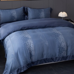 Ensemble de housse de couette Sufang 350tc Jacquard Lyocel <span class=keywords><strong>Kit</strong></span> de literie rafraîchissant moderne pour hôtels disponible Twin Queen pour la maison - Product Image 3