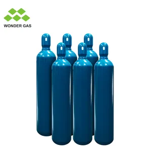 C/D/E-Größe/G Industrielle Sauerstoff-/Argon-/Helium-/Wasserstoff-/CO2-Gasflaschen zum Schweißen 23,6 l 200bar
