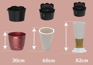 ถาดโชว์รูปกล้วยไม้สร้างง่ายสำหรับปาร์ตี้ฮาโลวีนและโครงการดอกไม้สำหรับ F273 - Product Image 6