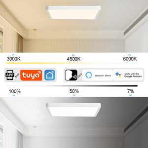 Tuya Wifi Control CCT Lámparas de panel cuadrado ultrafino 300MM 36W <span class=keywords><strong>Led</strong></span> Luz de techo inteligente para <span class=keywords><strong>cocina</strong></span> Escalera Dormitorio - Product Image 3