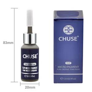 CHUSE T208 12ml 연기 회색 microblading 제조 영구 메이크업 마이크로 문신 pingment 잉크 문신