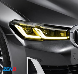 Fari Neri per BMW <span class=keywords><strong>Serie</strong></span> 5 G30 2018-2020, Nuova Versione Modificata Thunder con Proiettori LED a Sopracciglio - Product Image 4