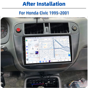 Radio de Coche Android 2K con Reproductor de DVD Estéreo para Honda Civic <span class=keywords><strong>EJ</strong></span> EK EM 1995-2001, WIFI, 4G, GPS, DSP, Navegación, Carplay, Unidad Principal - Product Image 2