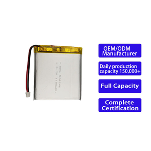 KRL Groothandel 504246 1100mAh Ultradunne 3.7V Draadloze Clipper Beauty Instrument Smart Band Lithium Ion Polymeer Batterij - Product Image 1
