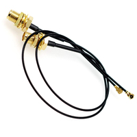 Câble d'antenne WiFi Mini PCI E de 19 cm avec connecteur U.FL vers RP SMA femelle pour routeur sans fil