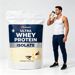 Proteína de Suero de Leche Aislada Ultra <span class=keywords><strong>Whey</strong></span> en Polvo, Sabor Vainilla, Alta Pureza, Absorción Rápida, 5LB, Suplemento a Granel, Marca Privada OEM - Product Image 1