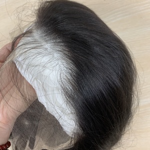 <strong>Good</strong> Quality Custom No Mesh Cuticle Aligned Virgin Human Hair Swiss Lace <strong>Wigs</strong> Pre Plucked Transparent HD Full Lace Front <strong>Wigs</strong> - Product Image 2