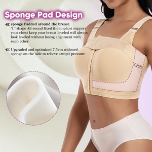 Modellante Post-operatorio per l'aumento medico del seno Push up top del reggiseno Faja con cinturino stabilizzatore per protesi mammarie - Product Image 2