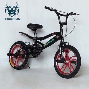 Vélo BMX Tourfun 16 pouces, cadre en aluminium, vélo de stunt à suspension souple pour enfants et adultes - Product Image 4