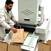 Machine d'impression numérique sur papier kraft de petite taille pour bureau, imprimante pour gobelets en papier jetables, imprimante en forme d'éventail, mini équipement d'impression couleur