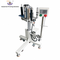 Machine d'étiquetage automatique IPS-L900 pour imprimante d'étiquettes, étiquetage latéral, contrôle PLC, applicateur d'étiquettes pour bouteilles carrées et boîtes en carton