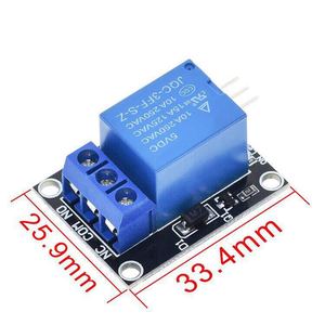 JTW 5V โมดูลรีเลย์ 10A 250VAC รีเลย์ระบบเครื่องกลไฟฟ้าช่องเดียวพร้อมขั้วต่อสกรูสำหรับอาร์ดูโน่ - Product Image 3