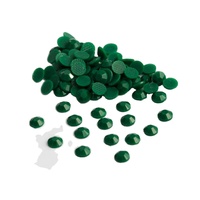 Strass en résine thermocollants Aqua AB irisés à dos plat, en vrac, pour ongles, coques de téléphone et artisanat