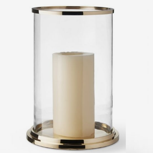 Vaisselle décorative ouragans ensemble de deux ouragans en métal exquis bougeoir décor à la maison hall hôtel - Product Image 4