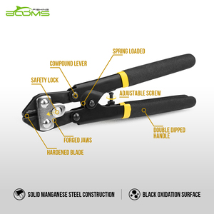 Para Pesca WC3 - Cortador de Anzuelos y Alambres Ligero de 8.5 Pulgadas para Pesca en Alta Mar/Marina, Alicates Crimpadores - Product Image 2