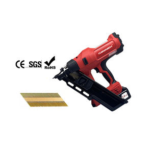 TURNONEDA 20V cloueuse à charpente au Lithium sans fil tenue dans la main 90mm tapisserie d'ameublement pistolet à clous décoratif batterie industrielle coudée à 34 degrés - Product Image 6