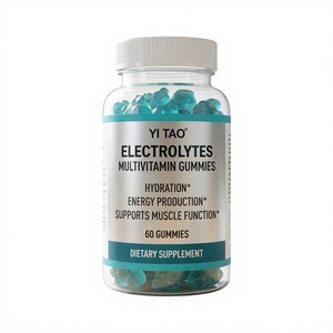 Gomitas Multivitamínicas con Electrolitos de Marca Privada/OEM/ODM, 60 Unidades, Suplemento Dietético Vegano para Hidratación y Energía - Product Image 1