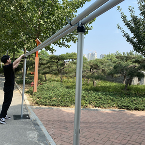 Wholesale Adjustable Aluminum <strong>Pipe</strong> and Drape <strong>Stand</strong> Backdrop for Wedding Decoration - Product Image 4