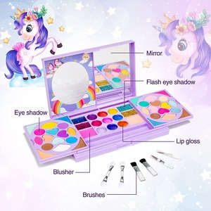 Nouvelle <span class=keywords><strong>palette</strong></span> <span class=keywords><strong>de</strong></span> <span class=keywords><strong>maquillage</strong></span> licorne avec miroir, jouets <span class=keywords><strong>de</strong></span> <span class=keywords><strong>maquillage</strong></span> pour filles, ensemble tout-en-un - Product Image 3