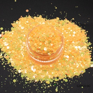 Fabriek Speciaal Ontwerp Edelmetaal/Iriserende Chunky Mixen Glitter Voor Nail Arts/Hars Ambachten/Sieraden & <span class=keywords><strong>Ketting</strong></span> Decoratie - Product Image 5