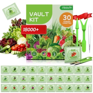 Pack <span class=keywords><strong>de</strong></span> 30 variétés <span class=keywords><strong>de</strong></span> semences anciennes, 18500+ sacs <span class=keywords><strong>de</strong></span> culture en fibres végétales non-OGM, écologiques, tomates, jardin d'intérieur, hydroponique, intérieur/extérieur - Product Image 1