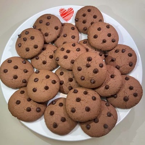 Halal Sweet Crispy Double <strong>Chocolate</strong> Chip Biscuits and Cookies <strong>Vegan</strong> Gluten Free <strong>Chocolate</strong> Chips Biscuit for Travel Picnic - Product Image 1