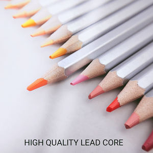 <span class=keywords><strong>Matite</strong></span> <span class=keywords><strong>Professionali</strong></span> Assortite da 12 Colori per Disegno e Schizzo, Uso Scolastico/Ufficio, Materiali Artistici Premium in Scatola Metallica - Product Image 4