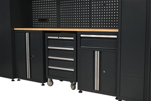 OEM Multi-Functional Modular Garage <b>Tool</b> Cabinet System with Pegboard, Workbench and Lockable Storage - Product Image 5