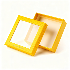 Kunden spezifische recycelbare starre Pappdeckel-und-Basis-Geschenk boxen Magnet verschluss PVC Transparentes Fenster Premium-Verpackung für <span class=keywords><strong>Box</strong></span> - Product Image 3