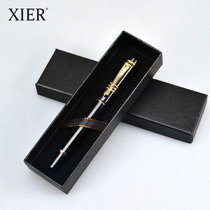 ผู้ชายหรูหราปากกาโฆษณาส่งเสริมการขายโลโก้ที่กำหนดเองโลหะน้ำพุปากกาที่มีกล่องชุด - Product Image 2