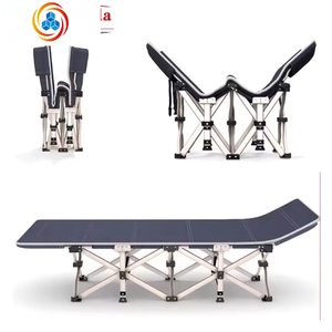 Muebles Plegables Resistentes, Estilo Moderno, Cama Plegable para Acampar al Aire Libre, Silla Cama - Product Image 3
