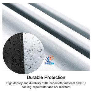 <span class=keywords><strong>Housse</strong></span> étanche 190T pour vélo électrique, housses de vélo électrique de route de stockage extérieur résistance à l'eau intérieure <span class=keywords><strong>Transport</strong></span> de voyage - Product Image 4