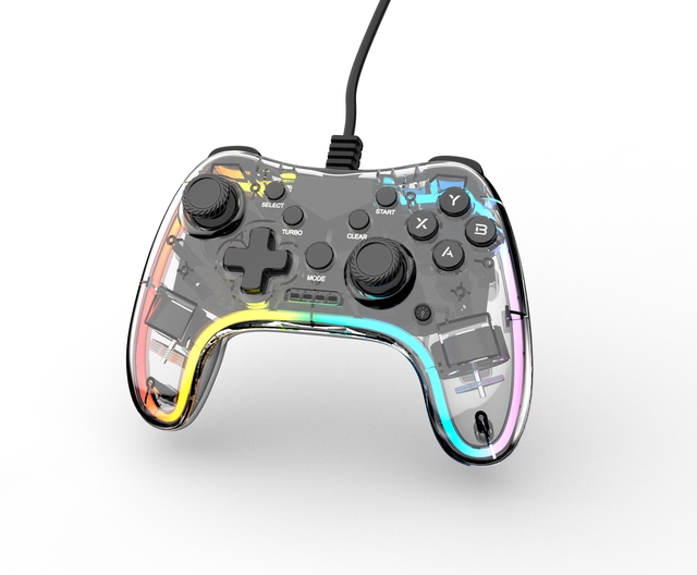 Multi-functional Dual Vibration Trigger Button Neo Rgb Lighting for PC Game Controller
