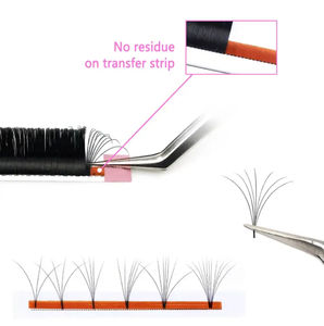 ขนตาปลอมเนื้อแคชเมียร์เนื้อนุ่มพิเศษน้ำหนักเบาสำหรับต่อขนตาเพิ่มวอลลุ่มมากขนาด03 .05 24มม. 25มม. - Product Image 5