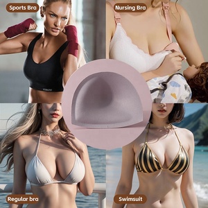 JINHONG JHL656 Imbottiture <span class=keywords><strong>Adesive</strong></span> Riutilizzabili <span class=keywords><strong>per</strong></span> Reggiseno, Coppa Rimovibile a Doppio Lato <span class=keywords><strong>per</strong></span> Reggiseni, Bikini e Top Sportivi - Product Image 4