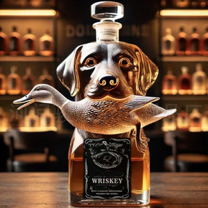 Récipient <span class=keywords><strong>de</strong></span> récupération d'<span class=keywords><strong>alcool</strong></span> en verre en forme <span class=keywords><strong>de</strong></span> chien classique en gros <span class=keywords><strong>bouteille</strong></span> en verre <span class=keywords><strong>de</strong></span> vin <span class=keywords><strong>de</strong></span> whisky pour la maison cadeaux d'affichage <span class=keywords><strong>de</strong></span> stockage <span class=keywords><strong>de</strong></span> barre - Product Image 2