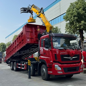 Caminhão Guindaste Dongfeng 8x4 de 16 Toneladas, Caminhão Guindaste para Madeira, Guindaste Montado em Caminhão, Garra para Tijolos, Guindaste para Madeira - Product Image 5