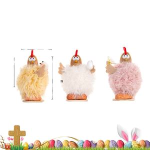 Juguetes de animales de fieltro de feliz Pascua personalizados lindo <span class=keywords><strong>pollito</strong></span> de peluche para juegos de niños y regalos decorativos - Product Image 1