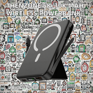 Oem ODM <span class=keywords><strong>5000mAh</strong></span> & 10000mAh xách tay Magnetic <span class=keywords><strong>external</strong></span> battery <span class=keywords><strong>pack</strong></span> sạc nhanh 15 Wát ngân hàng điện không dây cho các thiết bị điện - Product Image 3