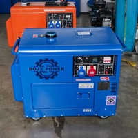 Generadores Diésel Súper Silenciosos de 5/8/10/12/15/18/20KW, Generador de Electricidad Diésel de 4 Tiempos para Emergencias en el Hogar