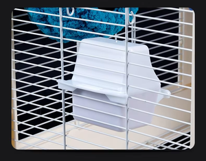 Nieuwe Groothandel Transparante Plastic Vogelvoerbak Spatwaterbestendige Feeder Voor Duiven En Kwartels Hangende Kooi - Product Image 4