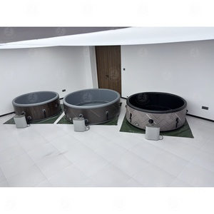 Jacuzzi Inflable Portátil para 4-6 Personas con Calentador Incorporado, <span class=keywords><strong>Spa</strong></span> Inflable Grande para Exteriores con <span class=keywords><strong>Masaje</strong></span> - Product Image 1