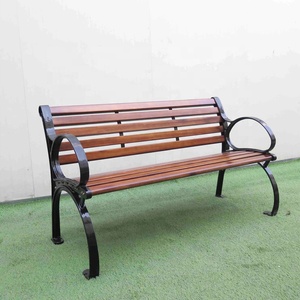 Haoyida — <span class=keywords><strong>banc</strong></span> d'extérieur en <span class=keywords><strong>bois</strong></span>, <span class=keywords><strong>banc</strong></span> de <span class=keywords><strong>jardin</strong></span>, avec pieds en <span class=keywords><strong>fonte</strong></span> - Product Image 6
