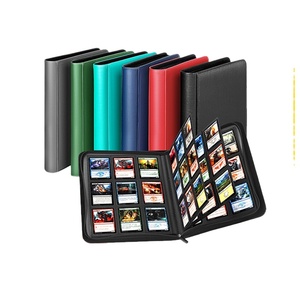 <span class=keywords><strong>Grand</strong></span> Album de Cartes Multifonctionnel à 9 Poches en PU avec Fermeture Éclair et Blocage RFID, Protège-Cartes pour Cartes Yugioh Ultraman TCG - Product Image 2